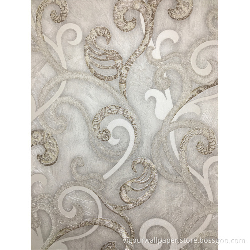Waterproof PVC wallpaper Hotel Wall Paper Home Decoration
